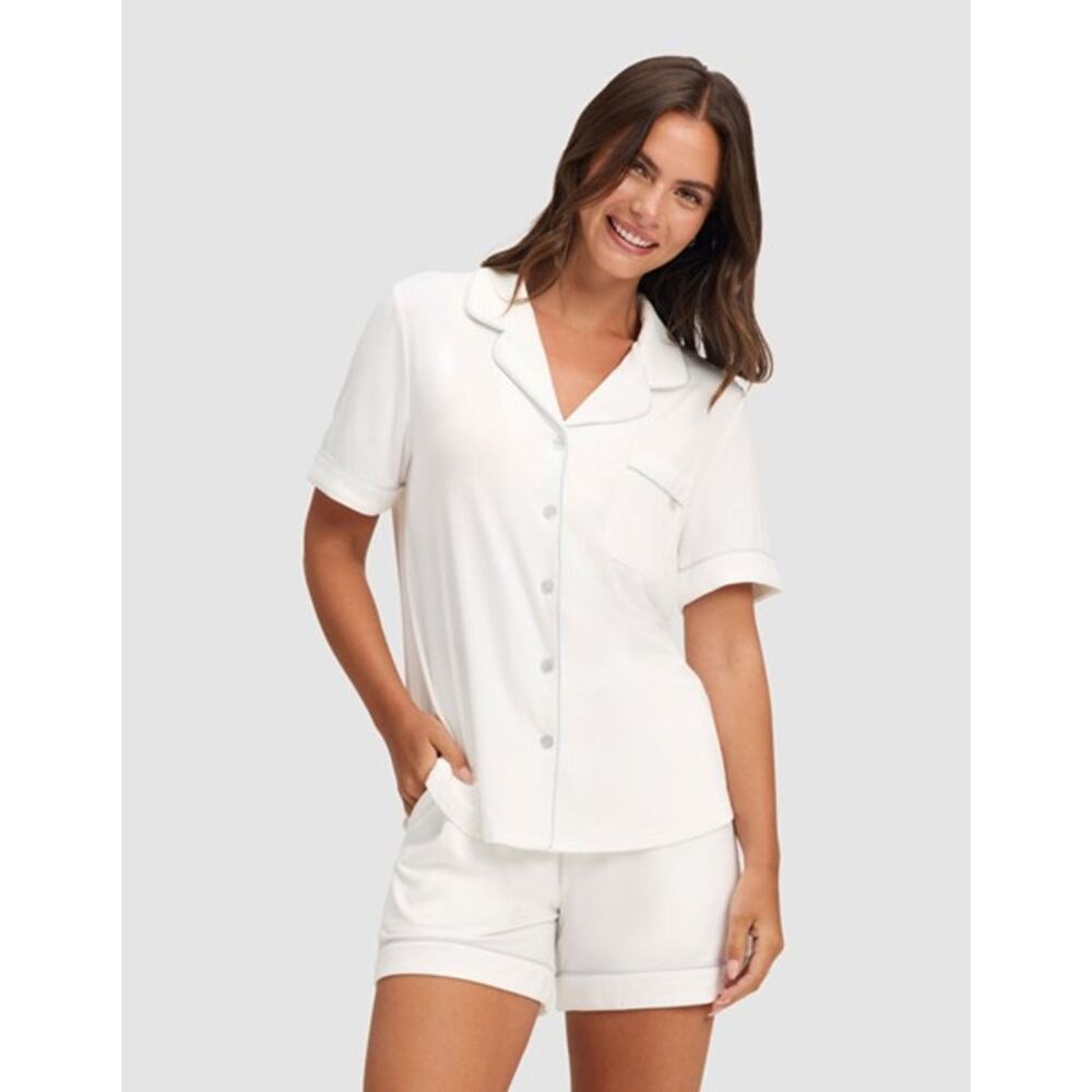 Cozy Earth White Women's Pajama top
